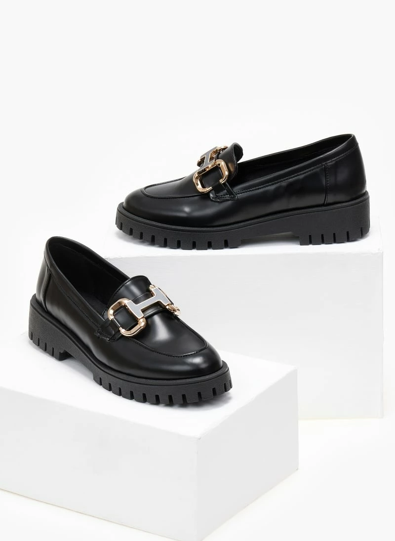 Flash Sale 💯 Loafers φλωρεντίκ με μέταλλο Estil - Μαύρο 🛒 4 Flash Sale 💯 Loafers φλωρεντίκ με μέταλλο Estil - Μαύρο 🛒 - Image 2