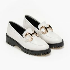 Νέος 😍 Loafers φλωρεντίκ με μέταλλο Estil - Μπεζ ⭐ 8 Νέος 😍 Loafers φλωρεντίκ με μέταλλο Estil - Μπεζ ⭐ -Sneakers Κατάστημα loafers flwrentik me metallo estil 108264 btbh