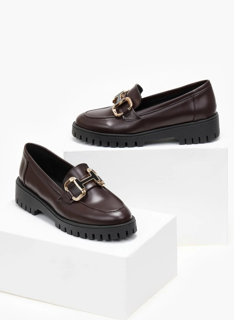 Εξοδος 💯 Loafers φλωρεντίκ με μέταλλο Estil - Μπορντό 🌟 4 Εξοδος 💯 Loafers φλωρεντίκ με μέταλλο Estil - Μπορντό 🌟 - Image 2