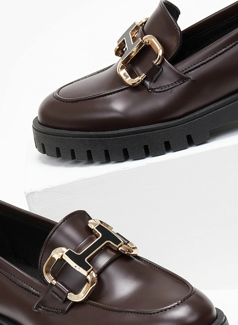 Εξοδος 💯 Loafers φλωρεντίκ με μέταλλο Estil - Μπορντό 🌟 5 Εξοδος 💯 Loafers φλωρεντίκ με μέταλλο Estil - Μπορντό 🌟 - Image 3