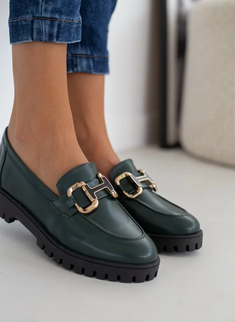 Το φθηνότερο ✨ Loafers φλωρεντίκ με μέταλλο Estil - Κυπαρισσί 🥰 3 Το φθηνότερο ✨ Loafers φλωρεντίκ με μέταλλο Estil - Κυπαρισσί 🥰