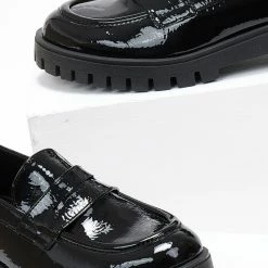 Πολύ καλή προσφορά 😉 Loafers λουστρίνι Estil - Μαύρο 🔔 -Sneakers Κατάστημα loafers loustrini estil 108494 1jik