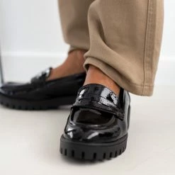 Πολύ καλή προσφορά 😉 Loafers λουστρίνι Estil - Μαύρο 🔔 -Sneakers Κατάστημα loafers loustrini estil 108494 t0r6