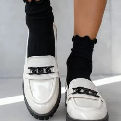 Ολοκαίνουργιο 👍 Loafers λουστρίνι με αλυσίδα Estil - Μπεζ 🎉 15 Ολοκαίνουργιο 👍 Loafers λουστρίνι με αλυσίδα Estil - Μπεζ 🎉 -Sneakers Κατάστημα loafers loustrini me alusida estil 108489 s2d3