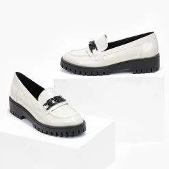 Ολοκαίνουργιο 👍 Loafers λουστρίνι με αλυσίδα Estil - Μπεζ 🎉 13 Ολοκαίνουργιο 👍 Loafers λουστρίνι με αλυσίδα Estil - Μπεζ 🎉 -Sneakers Κατάστημα loafers loustrini me alusida estil 108489 ugk4