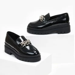 Flash Sale ✔️ Loafers λουστρίνι με αλυσίδα Tfp - Μαύρο 🥰 14 Flash Sale ✔️ Loafers λουστρίνι με αλυσίδα Tfp - Μαύρο 🥰 -Sneakers Κατάστημα loafers loustrini me alusida tfp 108621 88pk