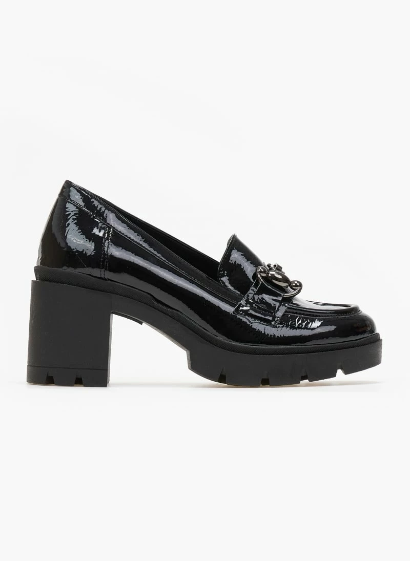 ΧΟΝΔΡΙΚΟ ΕΜΠΟΡΙΟ ❤️ Loafers λουστρίνι με τακούνι Estil - Μαύρο 😍 3 ΧΟΝΔΡΙΚΟ ΕΜΠΟΡΙΟ ❤️ Loafers λουστρίνι με τακούνι Estil - Μαύρο 😍