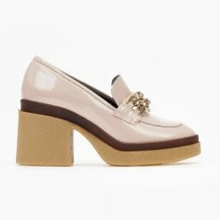 Ολοκαίνουργιο 🔔 Loafers λουστρίνι Tfp - Nude ⭐ 10 Ολοκαίνουργιο 🔔 Loafers λουστρίνι Tfp - Nude ⭐ -Sneakers Κατάστημα loafers loustrini me takouni tfp 108622 0gi4