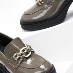 Αγορά 🎉 Loafers λουστρίνι Tfp - Γκρι 😍 -Sneakers Κατάστημα loafers loustrini me takouni tfp 108623 hepu