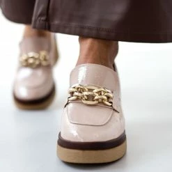 Ολοκαίνουργιο 🔔 Loafers λουστρίνι Tfp - Nude ⭐ 12 Ολοκαίνουργιο 🔔 Loafers λουστρίνι Tfp - Nude ⭐ -Sneakers Κατάστημα loafers loustrini tfp 108622 w9nc