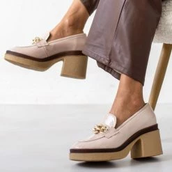 Ολοκαίνουργιο 🔔 Loafers λουστρίνι Tfp - Nude ⭐ 15 Ολοκαίνουργιο 🔔 Loafers λουστρίνι Tfp - Nude ⭐ -Sneakers Κατάστημα loafers loustrini tfp 108622 x2zl