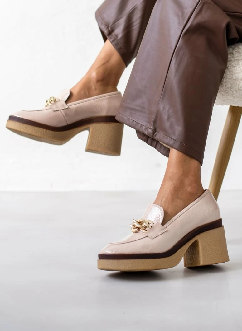 Ολοκαίνουργιο 🔔 Loafers λουστρίνι Tfp - Nude ⭐ 9 Ολοκαίνουργιο 🔔 Loafers λουστρίνι Tfp - Nude ⭐ - Image 7