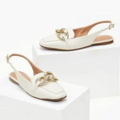 Προώθηση 😍 Loafers με ανοιχτή φτέρνα VIZZANO 1369.106 - Λευκό 🧨 -Sneakers Κατάστημα loafers me anoixti fterna vizzano 1369106 102967 e7rd