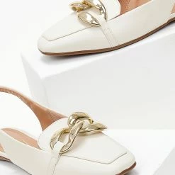 Προώθηση 😍 Loafers με ανοιχτή φτέρνα VIZZANO 1369.106 - Λευκό 🧨 -Sneakers Κατάστημα loafers me anoixti fterna vizzano 1369106 102967 o8a8