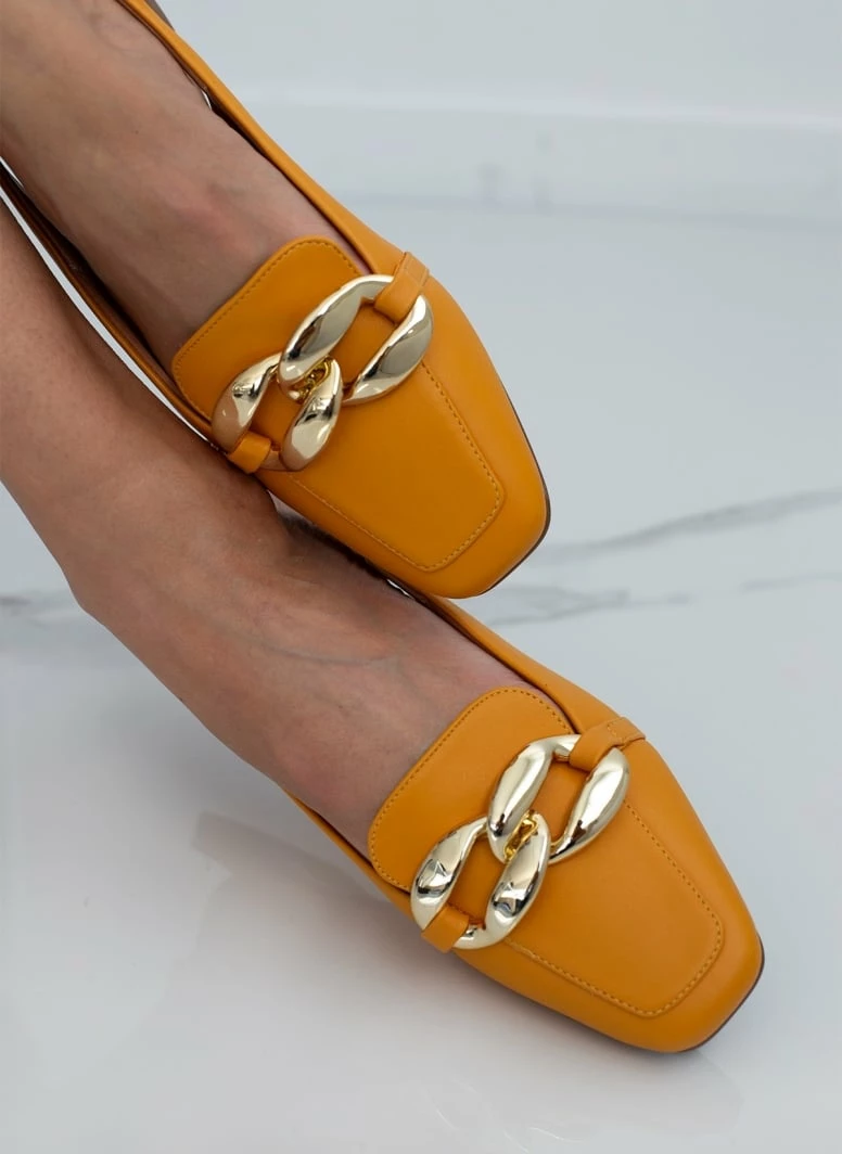 Ολοκαίνουργιο 👍 Loafers με ανοιχτή φτέρνα VIZZANO 1369.106 - Μουσταρδί 🤩 3 Ολοκαίνουργιο 👍 Loafers με ανοιχτή φτέρνα VIZZANO 1369.106 - Μουσταρδί 🤩