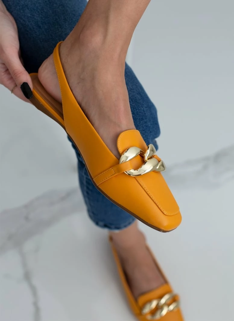 Ολοκαίνουργιο 👍 Loafers με ανοιχτή φτέρνα VIZZANO 1369.106 - Μουσταρδί 🤩 6 Ολοκαίνουργιο 👍 Loafers με ανοιχτή φτέρνα VIZZANO 1369.106 - Μουσταρδί 🤩 - Image 4