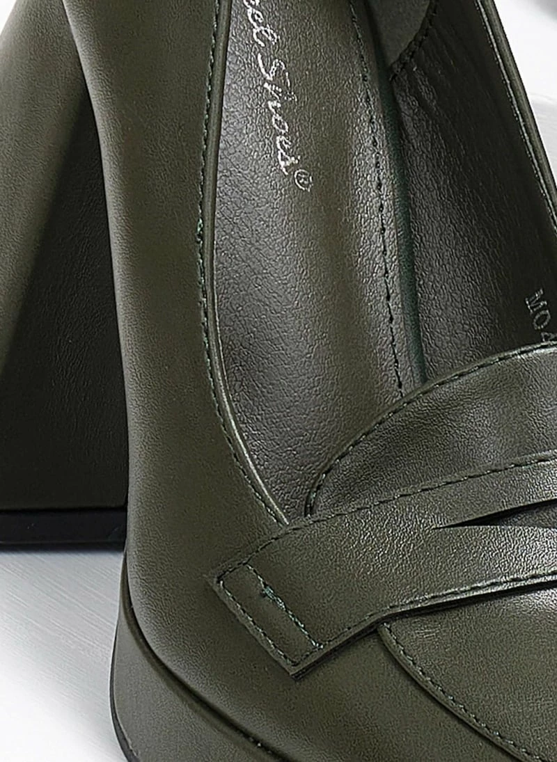 Εκπτωση 🔔 The Fashion Project Loafers με λεπτή φιάπα - Λαδί 😍 8 Εκπτωση 🔔 The Fashion Project Loafers με λεπτή φιάπα - Λαδί 😍 - Image 6