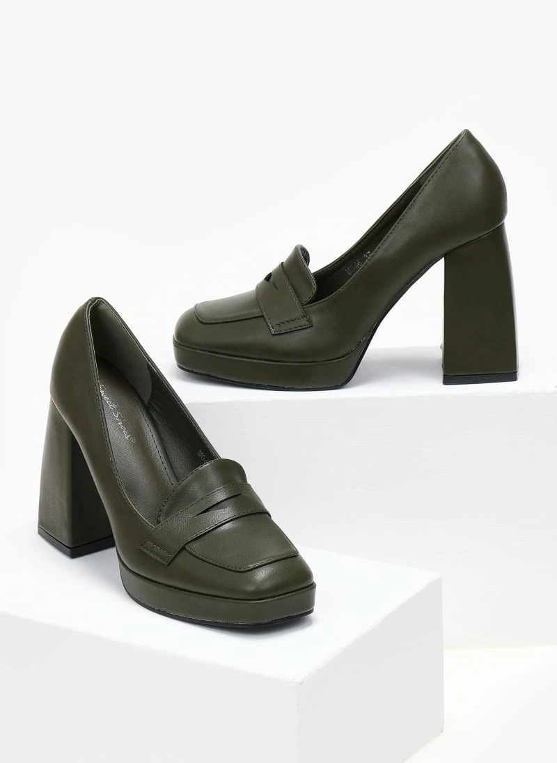 Εκπτωση 🔔 The Fashion Project Loafers με λεπτή φιάπα - Λαδί 😍 5 Εκπτωση 🔔 The Fashion Project Loafers με λεπτή φιάπα - Λαδί 😍 - Image 3