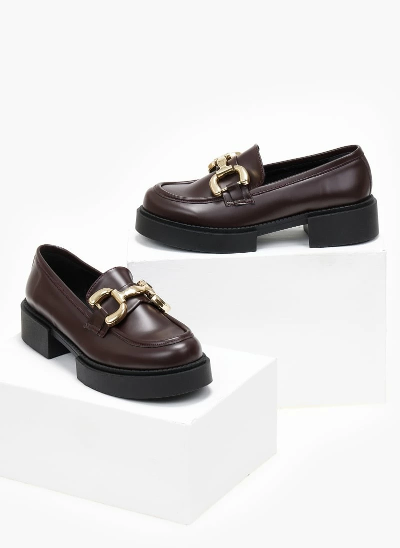 Το φθηνότερο 🌟 Loafers με μεταλλικό διακοσμητικό Estil - Μπορντό 🛒 5 Το φθηνότερο 🌟 Loafers με μεταλλικό διακοσμητικό Estil - Μπορντό 🛒 - Image 3