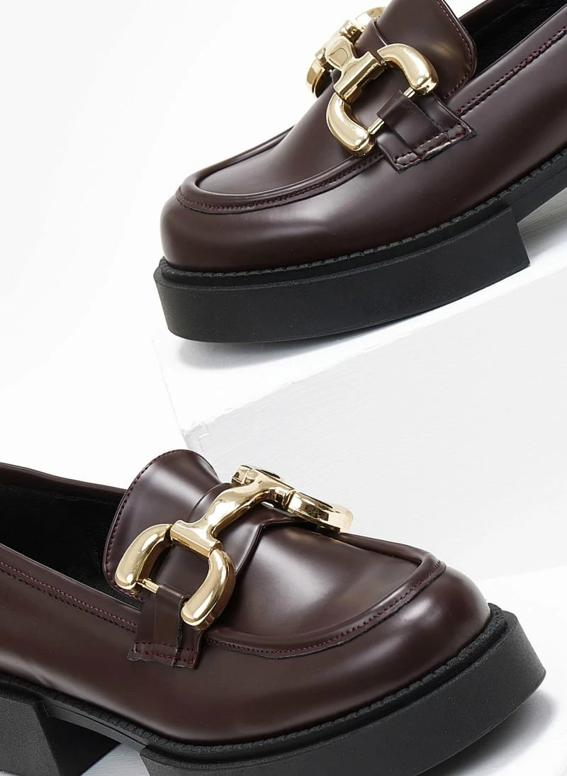 Το φθηνότερο 🌟 Loafers με μεταλλικό διακοσμητικό Estil - Μπορντό 🛒 4 Το φθηνότερο 🌟 Loafers με μεταλλικό διακοσμητικό Estil - Μπορντό 🛒 - Image 2