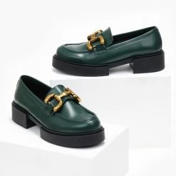 Τοπ 10 😉 Loafers με μεταλλικό διακοσμητικό Estil - Κυπαρισσί 🔔 -Sneakers Κατάστημα loafers me metalliko diakosmitiko estil 108697 1nej