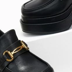 Αγορά 😍 The Fashion Project Loafers με ψηλή σόλα - Μαύρο 👍 -Sneakers Κατάστημα loafers me psili sola 108249 ug44