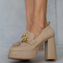 Εκπτωση 🥰 The Fashion Project Loafers με ψηλή σόλα - Τάουπε 💯 17 Εκπτωση 🥰 The Fashion Project Loafers με ψηλή σόλα - Τάουπε 💯 -Sneakers Κατάστημα loafers me psili sola 108250 947s