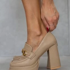 Εκπτωση 🥰 The Fashion Project Loafers με ψηλή σόλα - Τάουπε 💯 16 Εκπτωση 🥰 The Fashion Project Loafers με ψηλή σόλα - Τάουπε 💯 -Sneakers Κατάστημα loafers me psili sola 108250 fuda