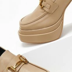 Εκπτωση 🥰 The Fashion Project Loafers με ψηλή σόλα - Τάουπε 💯 14 Εκπτωση 🥰 The Fashion Project Loafers με ψηλή σόλα - Τάουπε 💯 -Sneakers Κατάστημα loafers me psili sola 108250 t21d