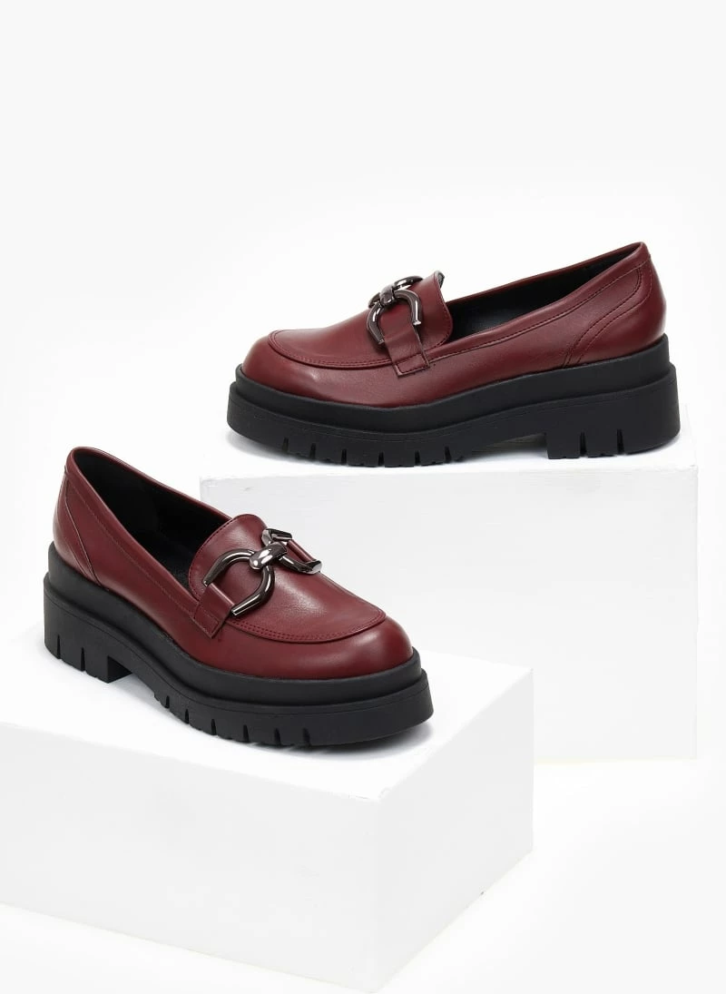 Συμφωνίες 🔔 Loafers Chunky Estil - Μπορντό ⌛ 5 Συμφωνίες 🔔 Loafers Chunky Estil - Μπορντό ⌛ - Image 3