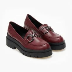 Συμφωνίες 🔔 Loafers Chunky Estil - Μπορντό ⌛ 13 Συμφωνίες 🔔 Loafers Chunky Estil - Μπορντό ⌛ -Sneakers Κατάστημα loafers me psili sola estil 108755 9gul