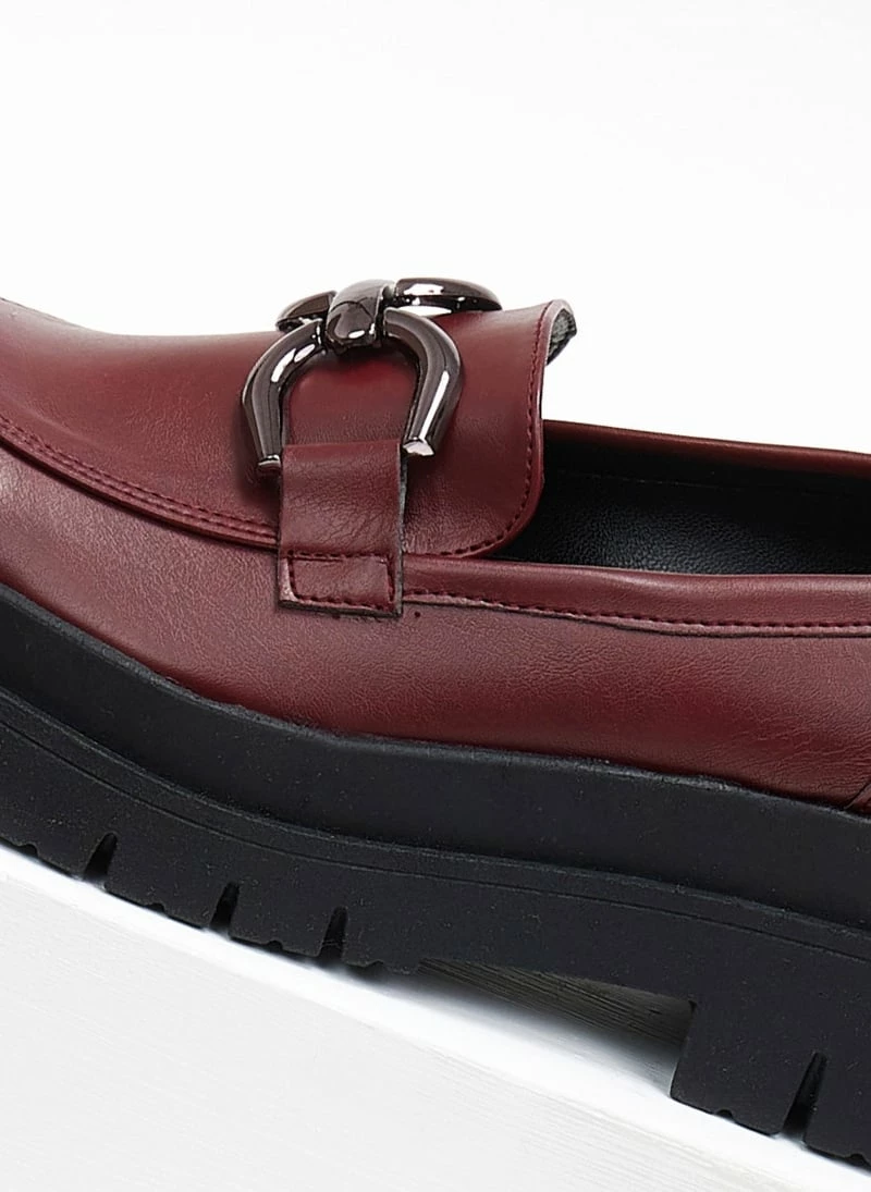 Συμφωνίες 🔔 Loafers Chunky Estil - Μπορντό ⌛ 8 Συμφωνίες 🔔 Loafers Chunky Estil - Μπορντό ⌛ - Image 6