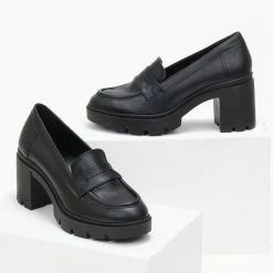Καλύτερες κριτικές για 🛒 Loafers με τακούνι Estil - Μαύρο ⌛ -Sneakers Κατάστημα loafers me takouni estil 108968 ho5p