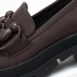 Εξοδος 😀 The Fashion Project Loafers Chunky σε ματ χρώματα - Μπορντό 🤩 -Sneakers Κατάστημα loafers se mat xrwmata 108742 ec4z