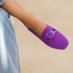 Ολοκαίνουργιο 🌟 The Fashion Project Loafers Suede με μεταλλικό διακοσμητικό - Μωβ ✨ 15 Ολοκαίνουργιο 🌟 The Fashion Project Loafers Suede με μεταλλικό διακοσμητικό - Μωβ ✨ -Sneakers Κατάστημα loafers suede me metalliko diakosmitiko 107236 yrbp