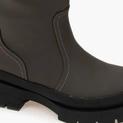 Φτηνός ⌛ The Fashion Project Μπότες Chunky σε ματ χρώματα - Λαδί ❤️ -Sneakers Κατάστημα mat isies mpotes me idiaiteri sola 97581 u8lc