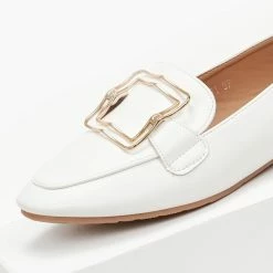 Καλύτερες κριτικές για ⭐ The Fashion Project Loafers με τετράγωνη αγκράφα - Λευκό ❤️ 14 Καλύτερες κριτικές για ⭐ The Fashion Project Loafers με τετράγωνη αγκράφα - Λευκό ❤️ -Sneakers Κατάστημα mokasinia me tetragwni agkrafa 100111 om58