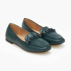 Η καλύτερη συμφωνία 🌟 The Fashion Project Loafers με τρουκς - Κυπαρισσί 💯 -Sneakers Κατάστημα mokasinia me trouks 106502 n4fa