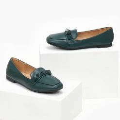 Η καλύτερη συμφωνία 🌟 The Fashion Project Loafers με τρουκς - Κυπαρισσί 💯 -Sneakers Κατάστημα mokasinia me trouks 106502 ogig