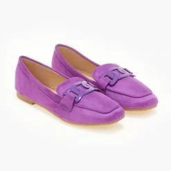 Ολοκαίνουργιο 🌟 The Fashion Project Loafers Suede με μεταλλικό διακοσμητικό - Μωβ ✨ 11 Ολοκαίνουργιο 🌟 The Fashion Project Loafers Suede με μεταλλικό διακοσμητικό - Μωβ ✨ -Sneakers Κατάστημα mokasinia suede me metalliko diakosmitiko 107236 p155