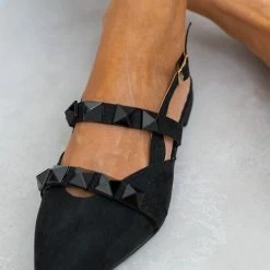 Ολοκαίνουργιο 🔥 Μπαλαρίνες Suede μυτερές με τρουκς Estil - Μαύρο ✨ 12 Ολοκαίνουργιο 🔥 Μπαλαρίνες Suede μυτερές με τρουκς Estil - Μαύρο ✨ -Sneakers Κατάστημα mpalarines estil suede muteres me trouks 103818 j4t0