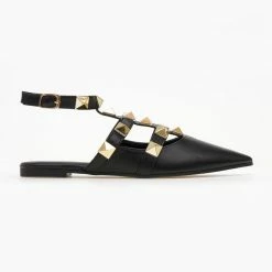 Καλύτερη πώληση 💯 The Fashion Project Μπαλαρίνες με μπαρέτα και τρουκς - Μαύρο 💯 -Sneakers Κατάστημα mpalarines me mpareta kai trouks 107098 s1ke