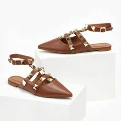 Φτηνός 🎁 The Fashion Project Μπαλαρίνες με μπαρέτα και τρουκς - Καφέ 🧨 11 Φτηνός 🎁 The Fashion Project Μπαλαρίνες με μπαρέτα και τρουκς - Καφέ 🧨 -Sneakers Κατάστημα mpalarines me mpareta kai trouks 107099 a9sx