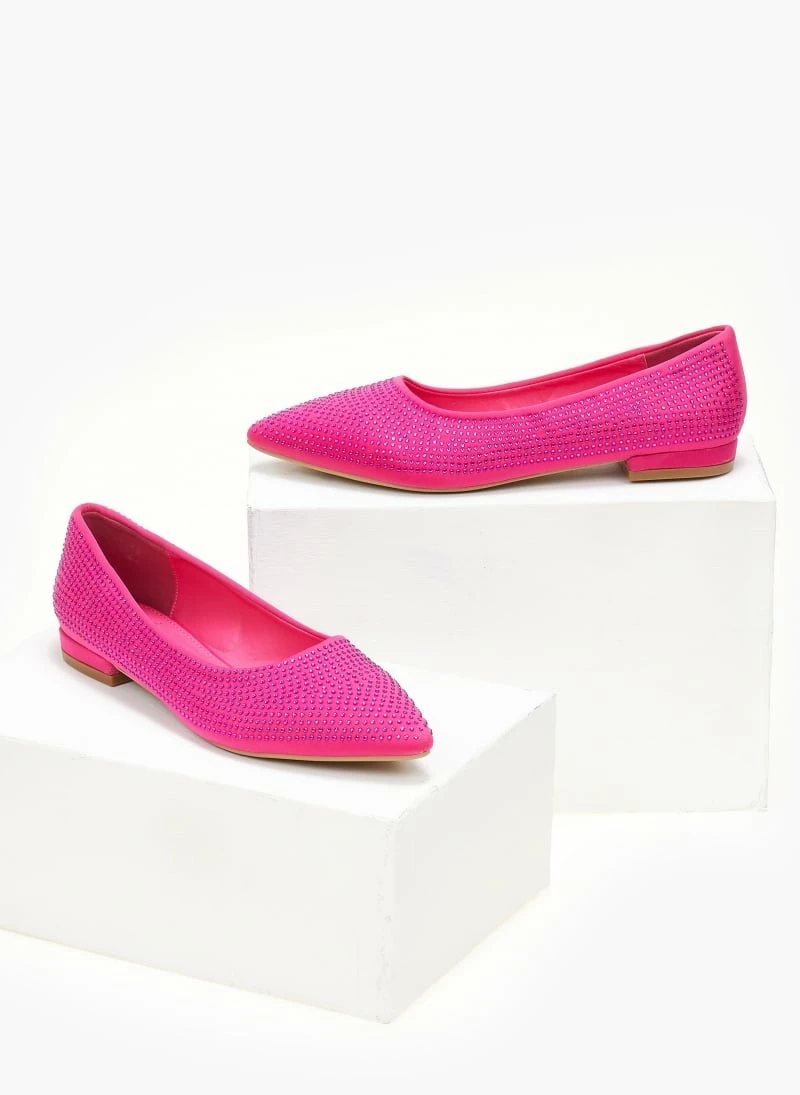 Νέος ✨ The Fashion Project Μπαλαρίνες μυτερές με Strass - Φούξια 😀 8 Νέος ✨ The Fashion Project Μπαλαρίνες μυτερές με Strass - Φούξια 😀 - Image 6