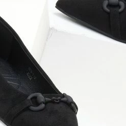 Συμφωνίες ❤️ The Fashion Project Μπαλαρίνες μυτερές με σχέδιο - Μαύρο 🥰 -Sneakers Κατάστημα mpalarines muteres me sxedio 106630 ikoi