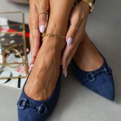 Εξοδος 👍 The Fashion Project Μπαλαρίνες μυτερές με σχέδιο - Μπλε σκούρο 👍 12 Εξοδος 👍 The Fashion Project Μπαλαρίνες μυτερές με σχέδιο - Μπλε σκούρο 👍 -Sneakers Κατάστημα mpalarines muteres me sxedio 106634 6ltz