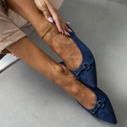 Εξοδος 👍 The Fashion Project Μπαλαρίνες μυτερές με σχέδιο - Μπλε σκούρο 👍 15 Εξοδος 👍 The Fashion Project Μπαλαρίνες μυτερές με σχέδιο - Μπλε σκούρο 👍 -Sneakers Κατάστημα mpalarines muteres me sxedio 106634 jptk