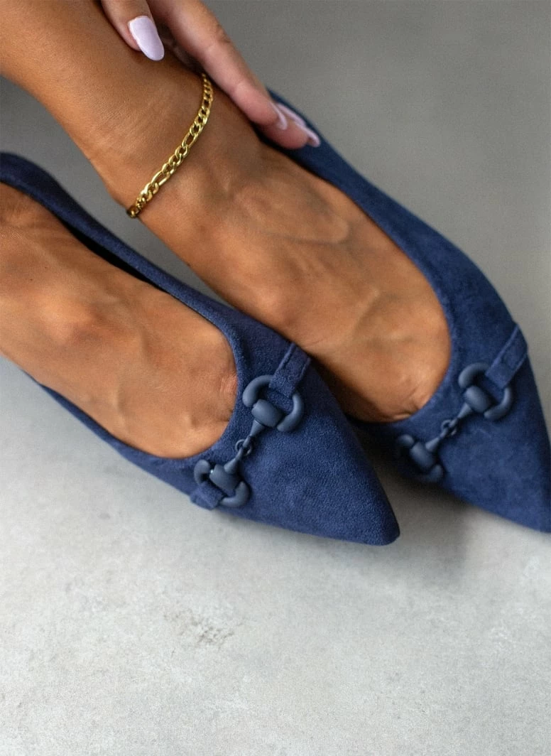 Εξοδος 👍 The Fashion Project Μπαλαρίνες μυτερές με σχέδιο - Μπλε σκούρο 👍 3 Εξοδος 👍 The Fashion Project Μπαλαρίνες μυτερές με σχέδιο - Μπλε σκούρο 👍