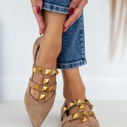 Εξοδος 🌟 Μπαλαρίνες μυτερές με τρουκς Estil - Τάουπε 🔔