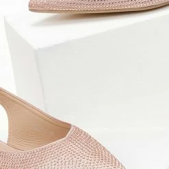 Καλύτερη πώληση 😉 The Fashion Project Μπαλαρίνες μυτερές σατέν με Lace Up δέσιμο - Χαλκός 🔥 -Sneakers Κατάστημα mpalarines muteres saten me lace up desimo 106505 nxa2